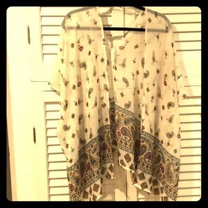 Boho Kimono Cover up- love tree